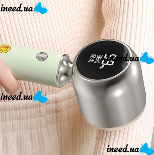 Аккумуляторная машинка бритва Lint Remover KST-M6 для удаления катышек и волос с одежды, Беспроводной триммер для срезания катышков с зарядкой от USB