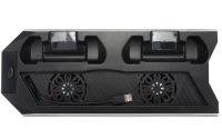 Подставка для игровой приставки PS4 Slim, Pro Skytech 5 в 1 Зарядная док-станция для джойстиков Playstation 4 стенд с охлаждением и usb-хаб