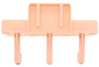 Hanging Shelf for Bathroom Caddy Storage Shelf Plastic Hanging Organizer for Wall Storage, Self-adhesive Rack with Suction Cups 12x8 cm