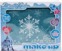 Набор детской косметики Холодное сердце Frozen Makeup Play Set декоративные тени, помада, лаки, корона и перчатки, комплект 17 предметов в чемодане