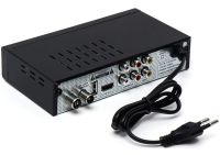 Цифровой эфирный тюнер Openbox Gold 11077 DVB-T2 приставка для телевизора с дисплеем, ТВ ресивер EL-009 c разъёмом под WiFi и пультом IPTV, HDMI H.264