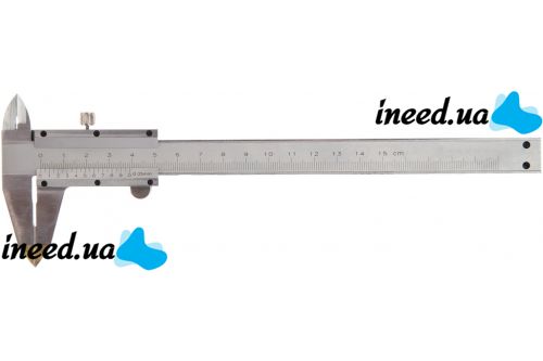Механический штангенциркуль с глубиномером Vernier Caliper KC-A150 0-150mm в кейсе, Штангенциркуль 15 см для внешних и внутренних измерений из стали