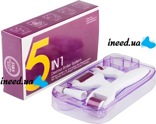 Mesoroller for Face and Body Customs Derma Roller System 5 in 1 Skin Care Kit, Anti-aging Dermaroller with Titanium Microneedles AND 1-17
