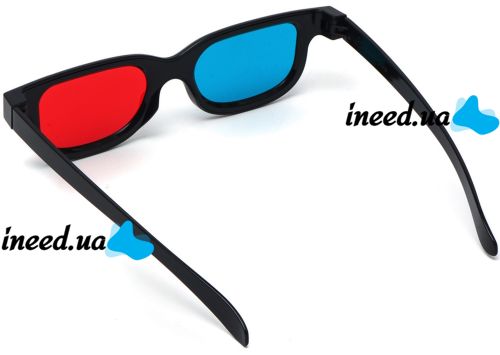 Универсальные 3D очки виртуальной реальности Digital Glasses анаглифные стерео очки в пластиковой оправе для 3Д изображений, фильмов и видео