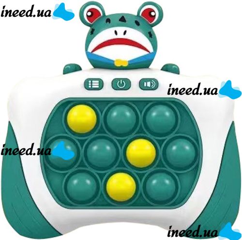 Детская игрушка головоломка Quick Pop It Baby Frog SR8602 интерактивная электронная приставка антистресс поп ит для снятия стресса на батарейках от 3-х лет