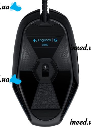 Игровая компьютерная мышь Logitech G302 Deadalus Prime проводная USB геймерская мышка с подсветкой для ПК компьютера и ноутбука G-302 Черная