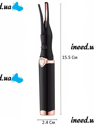 Аккумуляторные щипцы для горячей завивки ресниц LY-150 с электрическим подогревом и зарядкой от USB, Электрическая кисточка плойка завивка для ресниц
