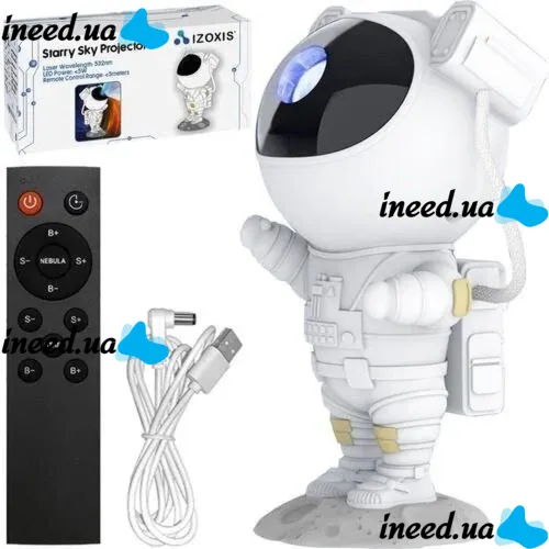 Laser Starry Nightlight Projector Astronaut LED Lamp LED lamp with space projection, nightlight Projector astronaut starry sky with Remote Control