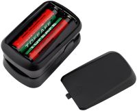 Портативный пульсоксиметр на палец Pulse Oximeter BL-230 пульсометр с LCD дисплеем на батарейках для измерения пульса сатурации кислорода в крови