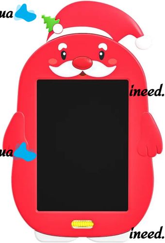 Графический детский планшет LCD Writing Tablet 8.5" электронная цветная доска Дед мороз Санта Клаус для рисования с ЖК-дисплеем и ручкой стилусом в комплекте Красная