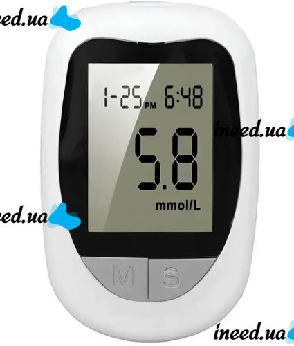 Глюкометр з тест смужками Blood Glucose Meter JD-92 BGM503 апарат для вимірювання цукру в крові тестер рівня глюкози для діабетиків на батарейках