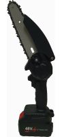 Rechargeable Mini Chain Saw Mini Electric Chain Saw 48V for 2 batteries, mini edged electric saw on a battery in a case