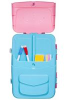 Обучающий набор для рисования Painting Backpack 628-113a 3 в 1 доска для творчества в рюкзаке, развивающий детский комплект юного художника Розовый