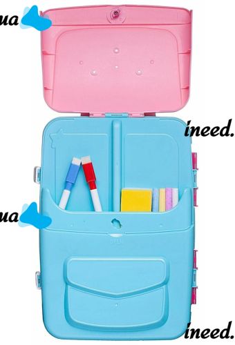 Обучающий набор для рисования Painting Backpack 628-113a 3 в 1 доска для творчества в рюкзаке, развивающий детский комплект юного художника Розовый
