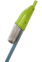 Швабра с распылителем и емкостью для воды Healthy Spray Mop 350 мл портативная швабра спрей с насадкой из микрофибры для уборки и мытья пола Зеленая