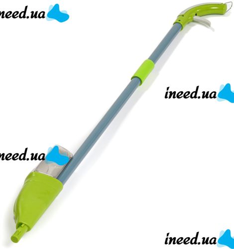 Швабра с распылителем и емкостью для воды Healthy Spray Mop 350 мл портативная швабра спрей с насадкой из микрофибры для уборки и мытья пола Зеленая