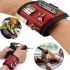 Construction Universal Magnetic Wristband Magnetic Tool Wristband for Holding Screws Nails Drills with 3 Magnetic Plates for Small Parts