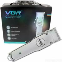 Профессиональная машинка для стрижки VGR V-035 2000maH беспроводная аккумуляторная машинка с набором насадок, металлическим корпусом и кейсом 20W USB