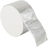 Heavy duty aluminum coated adhesive tape Butyl Self-Adhesive 1.2mm x 5cm x 10m, Aluminum Waterproof Adhesive Foil Scotch 10m Silver