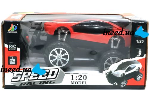 Машинка на радиоуправлении Speed Racing 1:20 детский гоночный внедорожник с пультом управления 27Mhz и звуковыми эффектами на батарейках от 6 лет