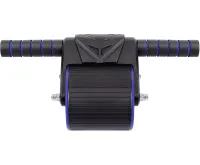 Double roller for the Rebound Abdominal Roller MAG-790 with a return mechanism and a mat, Double wheel simulator for abdominal muscle training