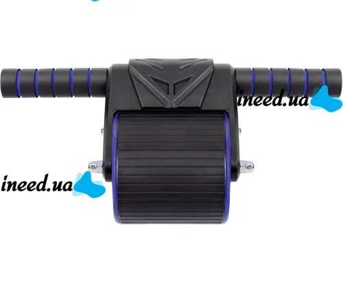 Double roller for the Rebound Abdominal Roller MAG-790 with a return mechanism and a mat, Double wheel simulator for abdominal muscle training