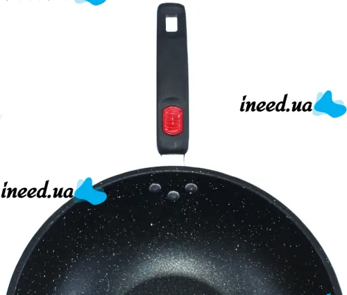 Кухонный набор посуды Longziwei WOK HH23-005 2 сковородки и казанок для приготовления еды 3в1, Казан и сковорода с антипригарным покрытием MAG-782