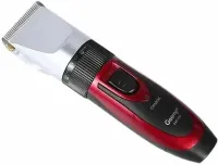 Беспроводная машинка для стрижки волос Gemei GM-550 с керамическими лезвиями, Аккумуляторный триммер с двумя сменными аккумуляторами и насадками
