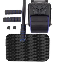 Double roller for the Rebound Abdominal Roller MAG-790 with a return mechanism and a mat, Double wheel simulator for abdominal muscle training