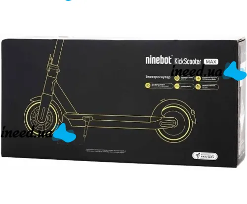Складной электросамокат Ninebot KickScooter Max G30 600W с передним амортизатором и сидением до 140 кг, Электрический самокат E-Scooter 15Ah до 50 км