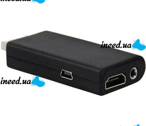 Компонентный переходник конвертер PS2 PS3 to HDMI G300 для игровой приставки Sony Playstation, видео и аудио адаптер для игровых приставок Черный