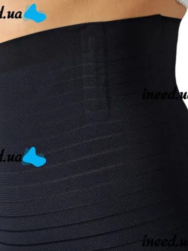 Женские корректирующие трусики Spanx Higher Power шорты с завышенной высокой талией, Утягивающие бесшовные трусы для бедер с высокой посадкой Черные