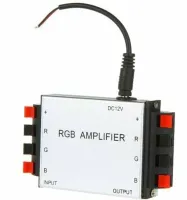 Универсальный двухплатный усилитель напряжения RGB Amplifier XM-01 12V-24v 6A для светодиодной LED ленты, Контроллер 12В для лед лент Серебристый