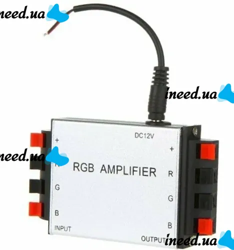 Универсальный двухплатный усилитель напряжения RGB Amplifier XM-01 12V-24v 6A для светодиодной LED ленты, Контроллер 12В для лед лент Серебристый