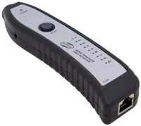 Многофункциональный кабельный тестер Benetech GM60 мультиметр RJ-45 Ручной искатель проводов, разрывов цепи диагностика кабеля на батарейках