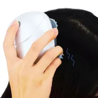 Беспроводной водонепроницаемый массажер Smart Scalp Massager QSK-701 для головы, шеи и плеч Аккумуляторный Media-Tech MT6524 для кошек и собак Белый