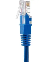 Высокоскоростной сетевой LAN кабель патч корд UTP Cat5e 30 метров RJ-45 для подключения к компьютеру интернета, Коммутационный ethernet шнур Синий