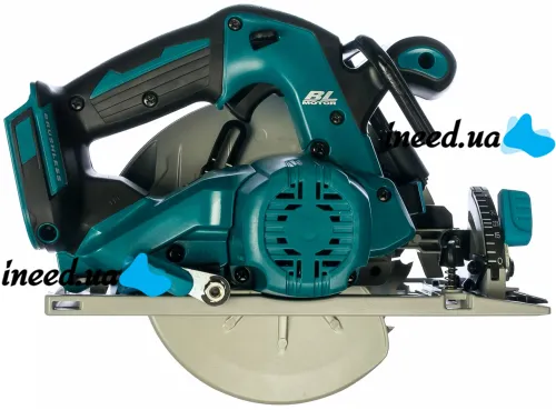 Аккумуляторная дисковая пила Makita DHS680Z LXT 18V 3Ah 165 мм для распила дерева с 2 аккумуляторами, Беспроводная циркулярная пила Макита Синяя