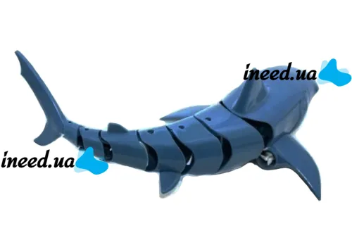 Розумна Іграшкова Акула на радіокеруванні Shark T11 з пультом, Інтерактивна радіокерована дитяча плаваюча рибка на акумуляторі