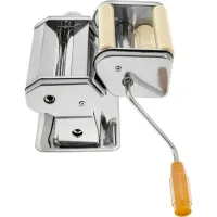 Настольная равиольница Ravioli Maker Rainberg RB-911 Ручная лапшерезка машинка с насадками для приготовления равиоли, лапши, пасты и для раскатки теста 20x21 см