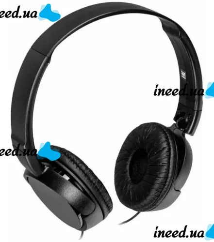 Overhead Wired Headphones with Extra Bass MDR-XB450BT Black Headset, Full-size Headphones with MP3 Player and mini jack 3.5 mm Headset Black