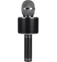 Wireless Karaoke Microphone WSTER WS-858 Bluetooth USB AUX FM with Built-in Speaker 5W, Bluetooth Microphone with Volume Control Q858 for Singing