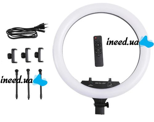 Ring LED Lamp Ring Fill Light RL-18 55W with Remote Control and Bag 46 cm 18" without tripod Professional Studio LED, m-45 45 cm