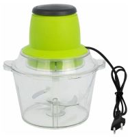 Electric Chopper with Two-tier Blade Leomax Zipper Green ZS-8986 300w 6 in 1 Universal Kitchen Blender Green Chopper Blender