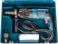 Сетевой перфоратор Bosch Professional GBH 2-26 DRE 800W со сменным зубчатым патроном для проделывания штроб, Электроперфоратор Бош 800Вт в чемодане