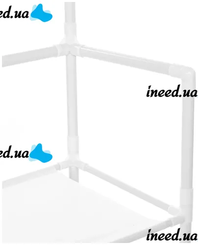 Floor clothes rack New simple floor clothes rack 60x29, 5x151 cm Universal metal mobile rack White