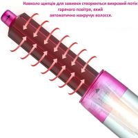 Electric Brush Hot Air Styler 5 in 1 hair Dryer styler for drying, styling and volume of hair, multi-styler with nozzles for curling and straightening