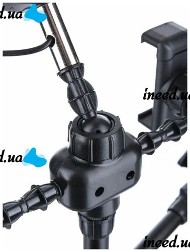 Ring USB LED Lamp Bracket Fill Light Live K315 16cm 6" with Tripod and Two Holders Desktop LED Multi-Position Ring Broadcasting