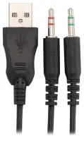 The Engineer A1 Wired Overhead USB Headphones with Microphone and LED Backlight, Gaming Headset for Computer, Gaming A-1, A1