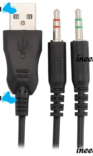 The Engineer A1 Wired Overhead USB Headphones with Microphone and LED Backlight, Gaming Headset for Computer, Gaming A-1, A1